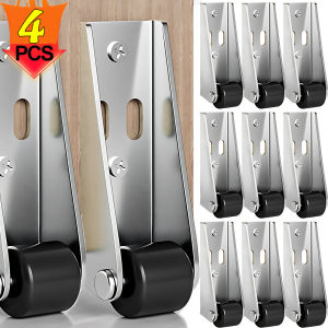 4 cái Bánh xe lăn hướng gắn bên im lặng bánh cửa trượt theo hướng thẳng đứng Bánh Xe Cửa trượt dễ dàng