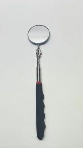 Adjustable Detection Metal Folding Mirror Car Bottom Inspection Mirror 360° Rotating Reflector Practical Auto Repair Accessory