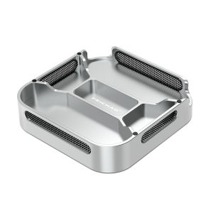 feichao | Aluminum SSD Enclosure 10Gbps for Mac Mini M6 M5 M4 Pro Computer Cooling Stand Holder M.2 NVME Riser External Docking Station