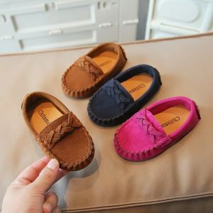 SHUNAICHI Baby Boys Toddler Shoe 1-12Y Newborn Infant Flat Casual Girls Loafers Slip-on Children Sport Shoes Suede Kids Moccasins H02011