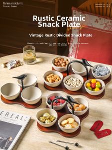 Mr.Snail | Premium Elegant Living Room Center Table Fruit Plate