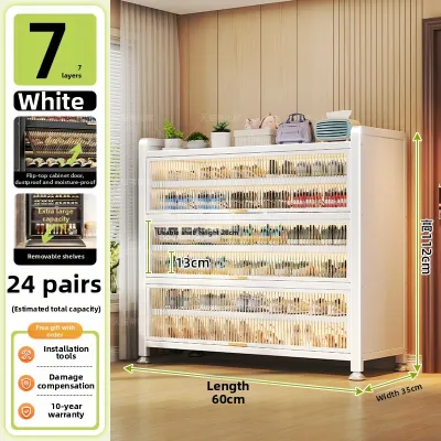 DIBIOU | Dust-Proof Shoe Cabinet Rack Multiple Layers
