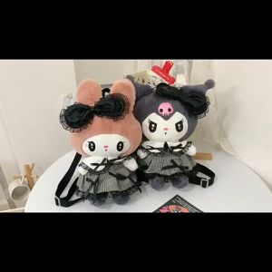 Balo Kuromi Melody đựng vừa điện thoại đáng yêu Balo đeo vai nhồi bông lông mịn họa tiết Sanrio dễ thương _ TingTing