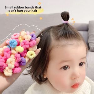 Colorful Hair Ties for Girls Baby Hair Bands Non-Damaging Hair Accessories Korean Style Childrens Fashion Accessories