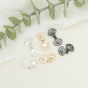 14Kทองแดงชุบทอง เรซินหอยไข่มุก ห้อยหู DIY งานฝีมือ เครื่องประดับแฟชั่น เครื่องประดับแฟชั่น