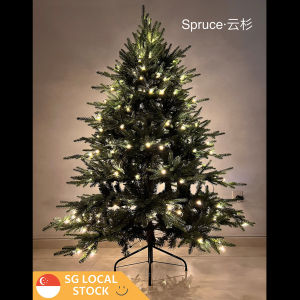 1.5m 1.8m 2.1m Spruce Fir Christmas tree with build-in led lights