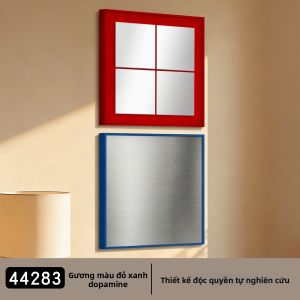 YASISHA | Tranh Treo Tường & Gương Trang Trí Bauhaus Dopamine Từ Thép Không Gỉ Tự Làm