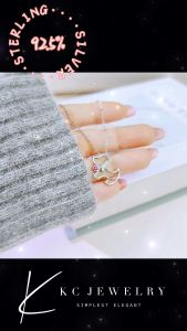 KC Jewelry S925 Sterling Silver 14mm Diamond & Ruby Puppy Pendant