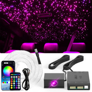 RGBW 1/2/ split machine Car Roof Star Light APP Control Fiber Optic Star Ceiling Light Starry Sky ceiling for Car Home