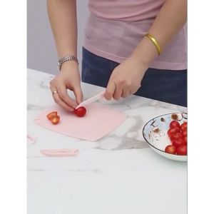 Set Pisau Dan Talenan 4 in 1 Murah Peralatan Dapur Lengkap Promo Piso Super Tajam