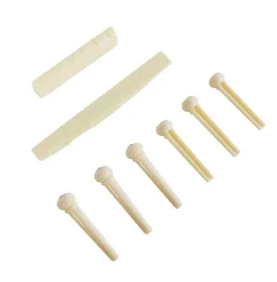 pin Sadle Nut Bridge Gitar Akustik 1.Set