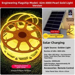 YUANMUXUAN | Ultra Bright Waterproof LED Light Strip for Outdoor Use