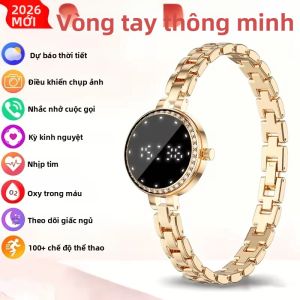 GUHUAVMI | Đồng Hồ Thông Minh Theo Dõi Sức Khỏe 2026 Chống Nước Dành Cho Nam Nữ Có Chức Năng Nhắc Nhở Tin Nhắn Theo Dõi Giấc Ngủ Tương Thích Với Android Và iOS