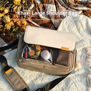 llano | Waterproof Portable Camera Bag Retro Shoulder Bag