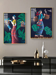 HAIMASHENGKANG | Ethnic Minority Art Beauties Decorative Painting