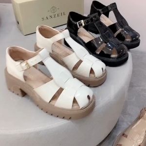Sanzeil Hana - Sandal Wedges Wanita Import Kekinian 41199