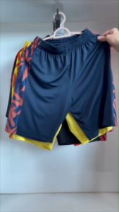 VICTORY กางเกงกีฬาขาสั้นพิมพ์ลาย L-058