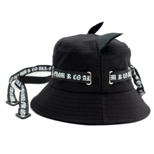New cat-ear streamer personalized fisherman hat for men and women hip hop hip hop dance basin hat