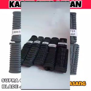 FOOTSTEP / KARET FOOT STEP DEPAN PIJAKAN KAKI SUPRA GRAND JUPITER SMASH BLADE SEPASANG