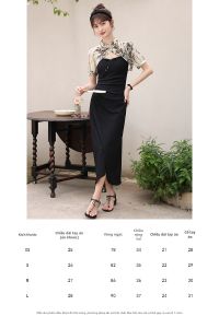 Đầm Cheongsam Ôm Body Giảm Cân Mùa Hè