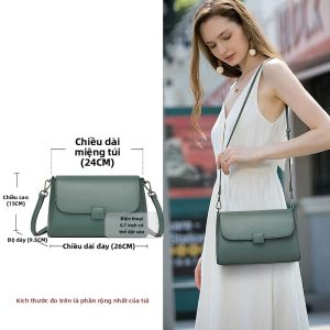 CARTELO | Túi Đeo Chéo Da Thật Dạng Nhẹ Dung Lượng Lớn