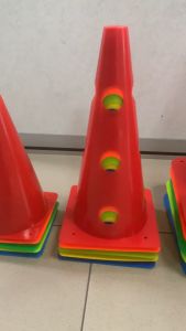 38cm/15 Skittle Sports Football Basketball Training Traffic Plastic Colour Skittle Cone | Kon Skital Warna