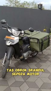 TAS OBROK MOTOR KURIR SALES POS BAHAN KUAT KOKOH TEBAL MUAT BANYAK BARANG