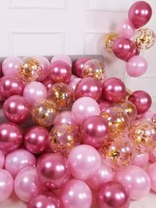 Bóng Bay Kim Loại Dài In Họa Tiết Confetti Lý Tưởng Trang Trí Tiệc Thích Hợp Cho Sinh Nhật Tiệc Cưới Chụp Ảnh.