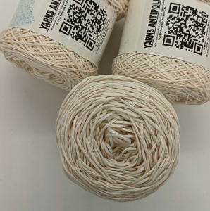 PREMIUM SOFT COTTON YARN CREAM COLOR - 150 GRAMS/ ROLL