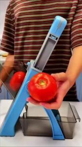 Upgrade Safe Mandoline Slicer Adjustable Vegetable Chopper Effortless Food Slicer Large Diameter Kitchen Chopping Artifact