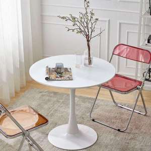 Round Small Negotiation Table