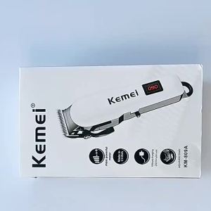 Kemei | Tông Đơ Cắt Tóc Chuyên Nghiệp Kemei Cho Nam Máy Cắt Tóc Điện Có Thể Sạc Lại Máy Cắt Râu Có Thể Điều Chỉnh Máy Cắt Tóc Với Lưỡi Dao Bằng Thép Carbon