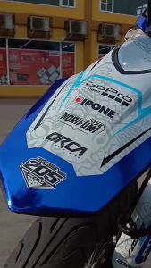 Decal/Stiker klx bf/crf150L/DTracker/WR155/Gordon full body(Bisa ganti warna+nama+no)