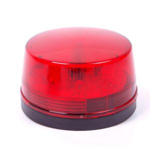 1PCS Security Alarm DC12V Light Strobe Signal Safety Warning Red Flashing LED Light For Walkway Garden Hallway Building