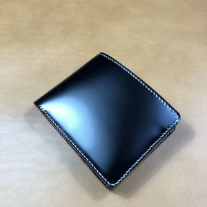 Retro Style Horse Skin Wallet for Men Short Bi-fold Business Casual High Quality Genuine Leather Customizable Design