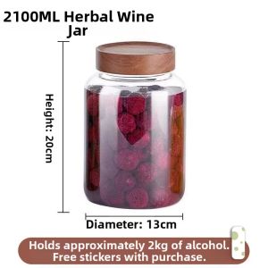 KuaKe | Sealed Glass Jar for Infusion Food Grade