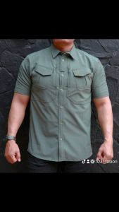 #######kemeja Paspampres saku miring street bahan katun street jumbo