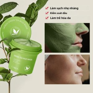 Mặt Nạ Đất Sét Trà Xanh 100g Làm Sạch Nhẹ Nhàng Thu Nhỏ Lỗ Chân Lông Kiểm Soát Dầu Điều Trị Da Mặt Dưỡng Ẩm Dưỡng Ẩm Cho Chăm Sóc Da