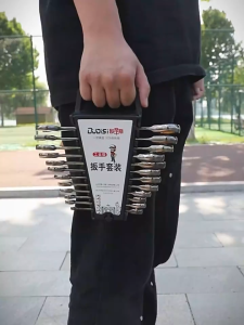 OUDISI ประแจ ประแจข้างแหวน ประแจปากตาย ประแจแหวนข้าง ปากตาย เหล็กแข็งแรง 6-22mm