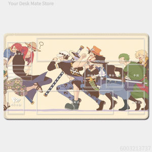 Bandai | One Piece Koby & Garp Ink Wash Style TCG Playmat Beautiful Anti‑Slip Waterproof Desk Mat Suitable For Office Daily Use