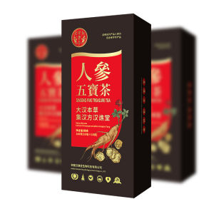 Huang Jing Ginseng Mens Tea Five Treasures Tea 180g Tea Bag