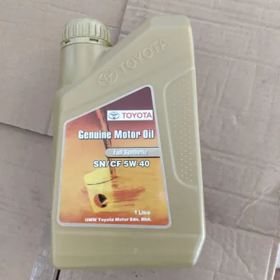 TOYOTA FULLY SYNTHETIC ENGINE OIL 5W 40 SOLD 1LITER or 4LITER GALLON