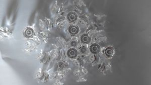 Núm tay cầm mica núm cửa mica trong suốt 5 chiếc