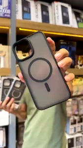 Ốp Likgus lưng nhám viền màu hỗ trợ sạc không dây IPhone 11 12 13 14 15 16Promax Pro