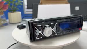Car Stereo Single Din BT Audio Hands-Free Microphone MP3 Player No CD/DVD Player USB Port AUX Input FM Radio Receiver