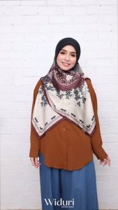 BAWAL INSTANT SATIN PRINTED || HIJABS BY HANAMI || BAWAL AWNING FAIRYTALE MONOGRAM MAJESTIC WIDURI || 8074 6