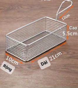 Rổ Chiên Vợt Hứng Đồ Chiên Gia Đình. Nhận Làm Kích Cở Theo Yêu Cầu
