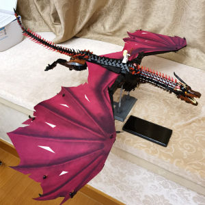 High Difficulty Dragon Assembly Toy for Boys Game of Thrones Model Building Blocks Gift for Children Birthday Plaything