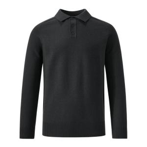 Enjeolon | American Leisure Long Sleeve Turn-down Collar Knitted Sweater Thermal