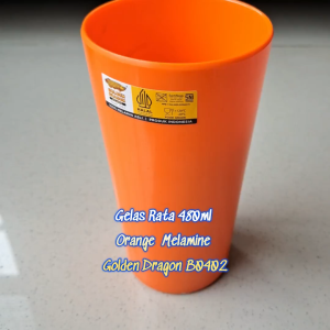 Gelas Rata 480ml Melamine - Golden Dragon B0402